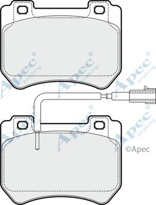 APEC BRAKING Комплект тормозных колодок, дисковый тормоз PAD1786
